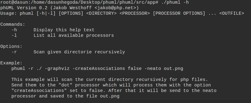 phuml -h