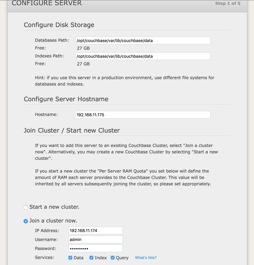 Couchbase Deployment